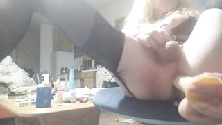 horney playing with myself