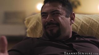 TS therapist Melanie Brooks buries her load inside Draven Navarro