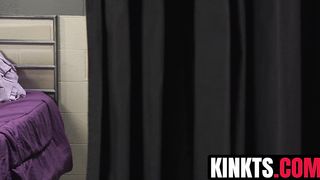 Trans Aspen Brooks trains Mickey OBriens tight ass with her fat cock