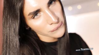 Solo Transgirl Enjoys Wanking Her Penis