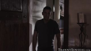 Dante Colle breaks TS Casey Kisses innocence by claiming her tight hole