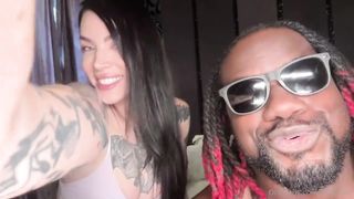 The Dude Sates A Wonderful Tatted Shemale In Every Possible Way