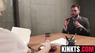 Mike Panic endures hole [censored] from trans babe Nina Lawless