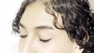 Facialized T-girl After Boink