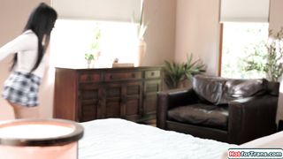 Latina caught cheating with a hot tgirl