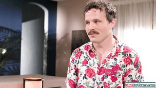 Latina caught cheating with a hot tgirl