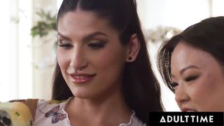 ADULT TIME Bored Lulu Chu DARED To Get Very first Internal cumshot From T Female Zariah Aura During Strength Outage