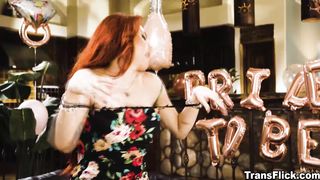 Ariel Demure cheering up Codi Vore at her place