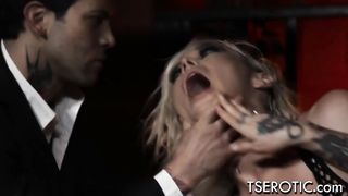 TS Girl Aubrey Kate In A Kinky Foursome