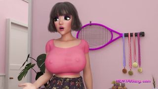 Double-Cocked 3D Shemale Pounds Beautiful Trap Girl Until Creampie Explosion