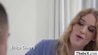 Insatiable guy plows the home service TRANSSEXUAL nurse rear entrance (Draven Navarro, Erica Cherry)