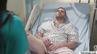 Tranny nurse gets donk torn up by insatiable patient (Kasey Kei, Patient Teddy, Teddy Hudson)