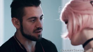 Trans Lena Moon surrenders hole to comfort her sad stepbro Dante Colle