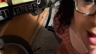 Trans slut sucks Grindr cock pt2