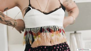 Big tits shemale anal rides with a boner