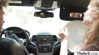 Mind-blowing stranger picks and butt-fucked TRANSSEXUAL hitchhiker (Blake Super-cute)