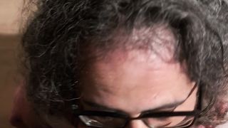 Cardiff sissy Danielle sucks cock and takes a facial