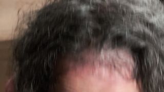 Cardiff sissy Danielle sucks cock and takes a facial