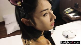 Femboy teen big boobs blowjob and anal