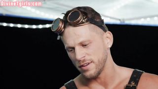 DIVINE TGIRLS - Stellar She-creature analpenetrated by BOYFRIEND