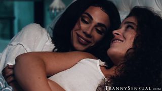 TS stepmom Ariel Demure and  Victoria Voxxx confess forbidden lust