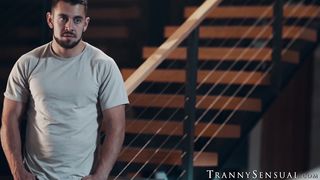 Trans stepmom Jamie French lost her ring but finds Dante Colles cock