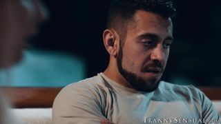 Trans stepmom Jamie French lost her ring but finds Dante Colles cock