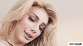 Cute Asian housewife keeps fucking by horny TS