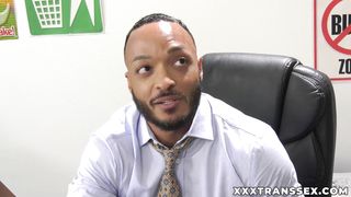 Teen TS Shiri Allwood seduces teacher Dillon Diaz into classroom sex