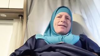 Fatima in her camper