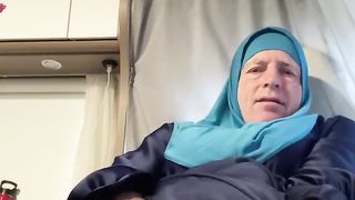 Fatima in her camper