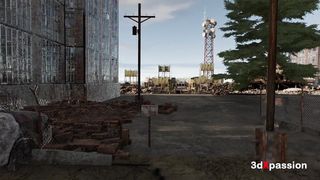 Taryn’s Ashfall hunt — moist hump in bunker destroys - grubby dt, sweat-soaked cowgirl & rock hard doggie-style