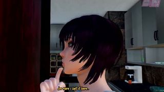 Futa on Masculine where dickgirl convinced the bashful fellow to attempt bang-out in his culo. 3 DIMENSIONAL Buttfuck Fuckfest Cartoon