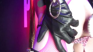 Sissy rosy tear up machine