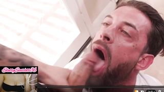 Cool trans stewardess nailed By Cub & Gigantic Tittied Honey