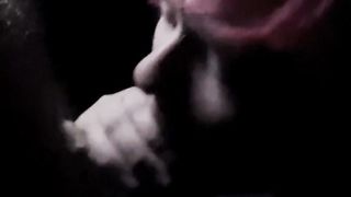 Risky Outdoor Deep throat From My FTM Step-Stepbro, Nearly Got Caught!