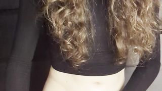 Femboy Tgirl Jacks her Rod for Your Refreshment and Blows a load