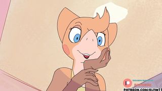 LOVELY HERMAPHRODITISM HAIRY DAMSEL ROCK-HARD ROMPED GF AND INTERNAL EJACULATION - FUTA HAIRY TOON 4K 60FPS