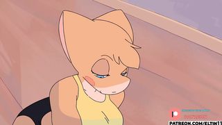 LOVELY HERMAPHRODITISM HAIRY DAMSEL ROCK-HARD ROMPED GF AND INTERNAL EJACULATION - FUTA HAIRY TOON 4K 60FPS