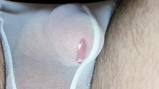 PRECUM FAUCET thru my MESH UNDERGARMENTS