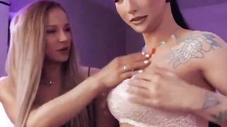 My trans homie and I are sitting down to have fun kinky in front of the camera, would you like to observe our content?#s...