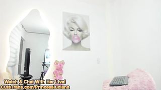 Hot Slim Tranny Amateur Plays With Big Dick