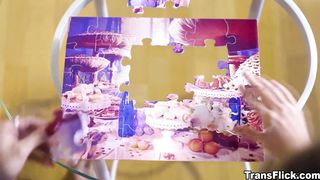 Cadence Lux taking Ariek Demures she weenie deep inwards her muff