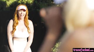 Ample lollipop transgender princess loved deep throat before super-fucking-hot t-girl boned cool stunner