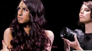 Camera guy and trans Natalie Mars put paint over transgender princess Khloe Kays figure.The diminutive baps transgirl is ass fucking fisted and barebacked.Then the woman dumps