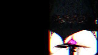 KANDI GETS PUNCTURED ON PURPLE PECKER