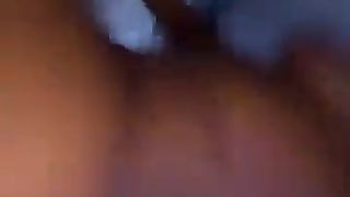 Hetero Latino humps himself and transgirl sans a condom