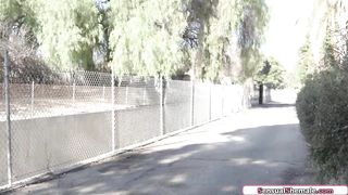 Platinum-blonde tgirl Nikki Perverse smooches her fiance.He deepthroats her petite funbags and the trans inhales his humungous rod.He licks butthole the tranny and then assfuck screws the transsexual