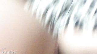 TIFFANY SHERY showcasing tail after fuckfest transgirl t-model she-creature SheryTiffany