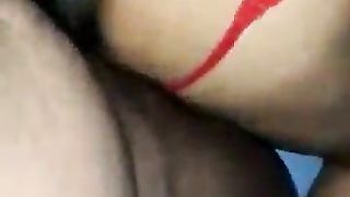 No condom BIG BLACK COCK tearing up She-creature Bootie